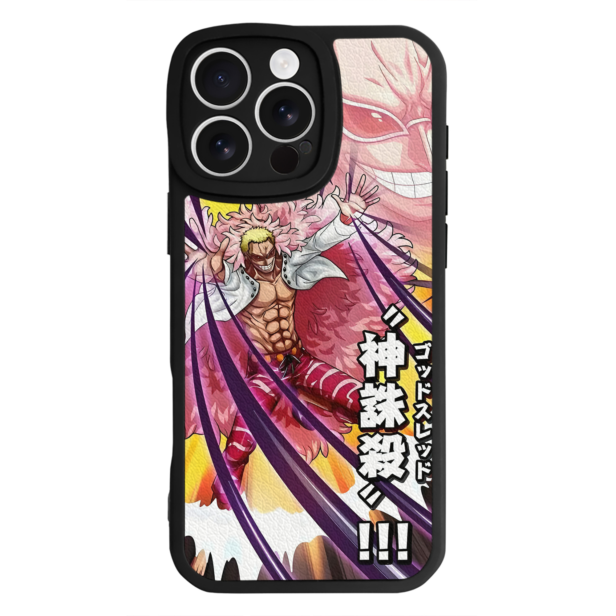 （画像用） ワンピース ONE PIECE 【iPhone 16シリーズ対応】シリコンスマホケース（レザー調） 材質：シリコン